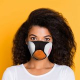Masca de protectie din material textil Cutiemals - Fata de Pinguin